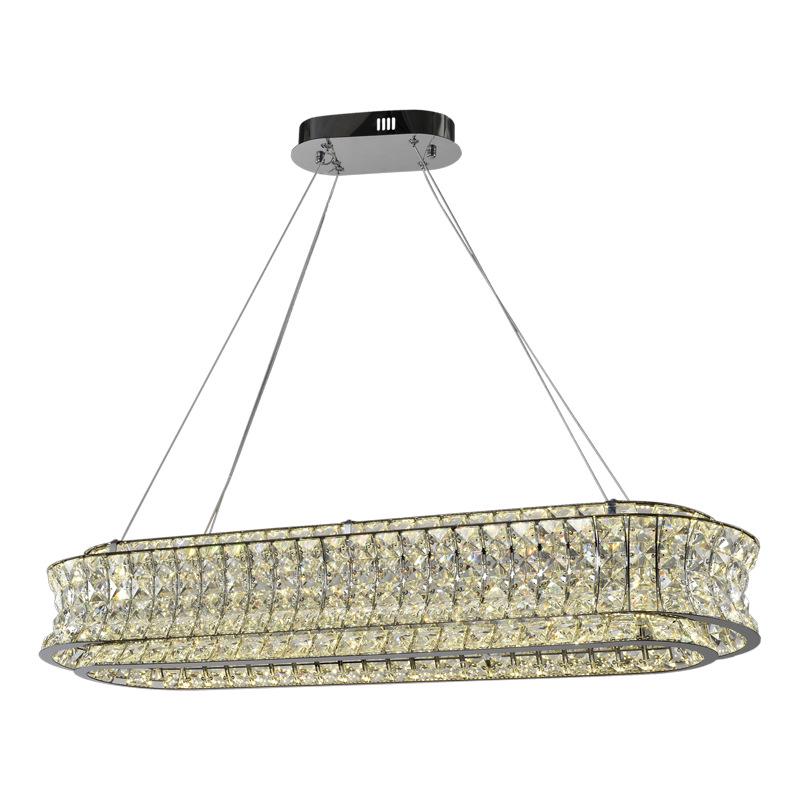 High-End Italian Crystal Chandelier for Living Room, Bedroom, or Restaurant