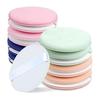 Cushion Fan De Puff Set of 16 4 Colors (pink/blue/green/skin Tone) Air In Puff 3 Layer Structure 54mm Compatible with Liquid foundation/BB Cream