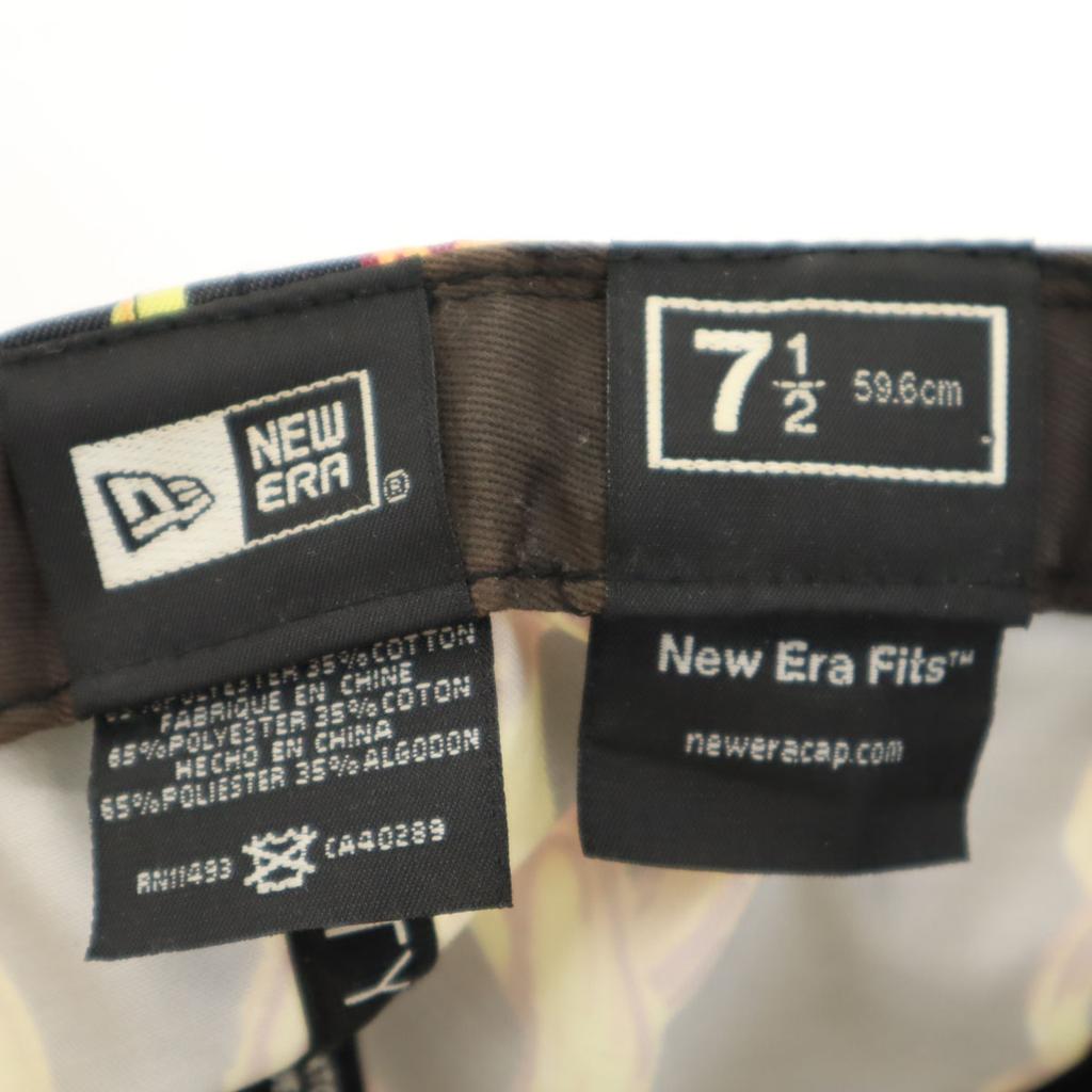 NEW ERA JOYRICH Collaboration 59FIFTY cap 71/2 59.6 Black Men's Used