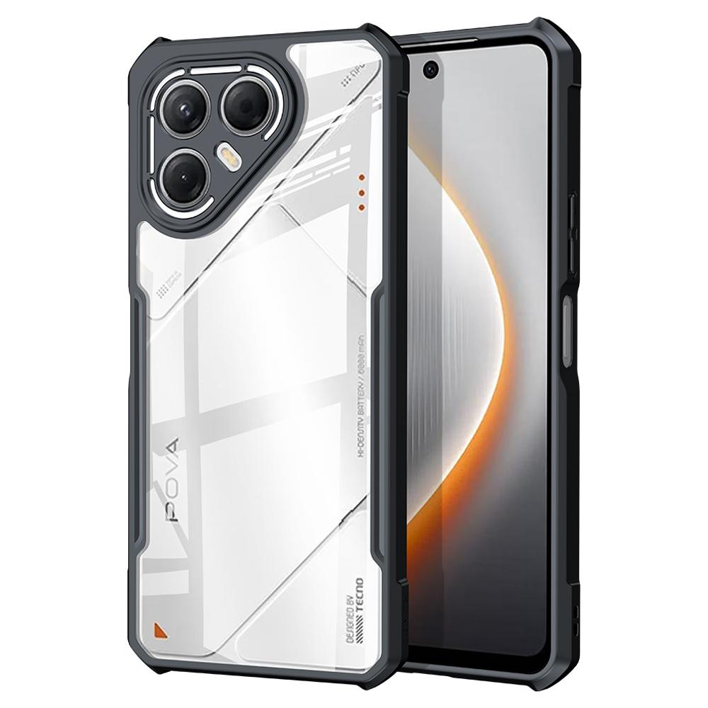 

XUNDD Чехол для TECNO Pova 7 5G Противоударный ТПУ+Акрил Прозрачная задняя крышка для телефона A