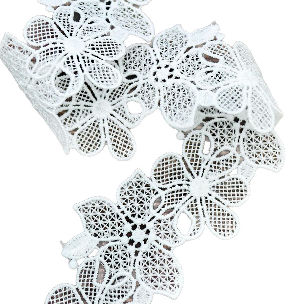 Exquisite Milk Silk Water-Soluble Lace, Clothing Belt Collar Decorative Material Diy Clothing Accessories