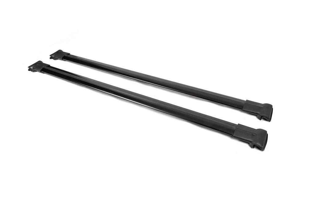 Jumpers for Conventional Roof Rails Without a Key Can V1 (2 Pcs) Up To 138 Cm, Black for Ford Connect 2021-