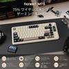 ZIYOU LANG X FREEWOLF M75 Wireless Gaming Keyboard with Smart Display PBT Gradient Rainbow TKL Membrane Keyboard with Mechanical Feel for & Knob,
