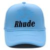 American Trendy Brand New Baseball Cap Summer Casual Rhude Mesh Hat Outdoor Shading Printed Truck Hat Tide