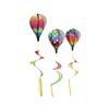Rainbow Hot Air Balloon Garden Wind Spinner Ornament