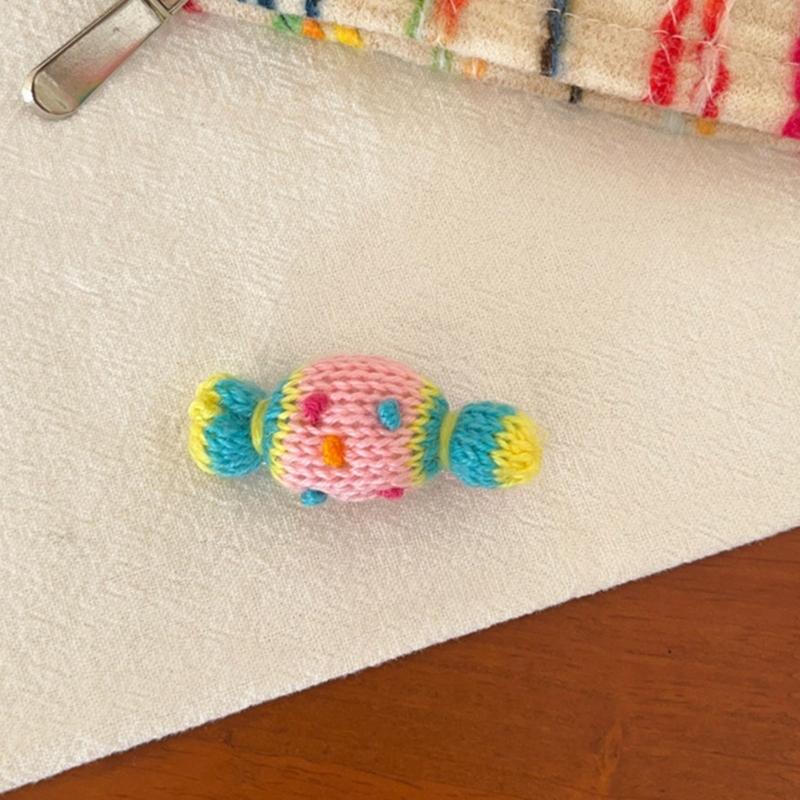 3PCS Candies Shape Hair Clip Set Korean Styles Duckbill Clip Fashionable Hair Ornament Festival Decorative Hair Barrette
