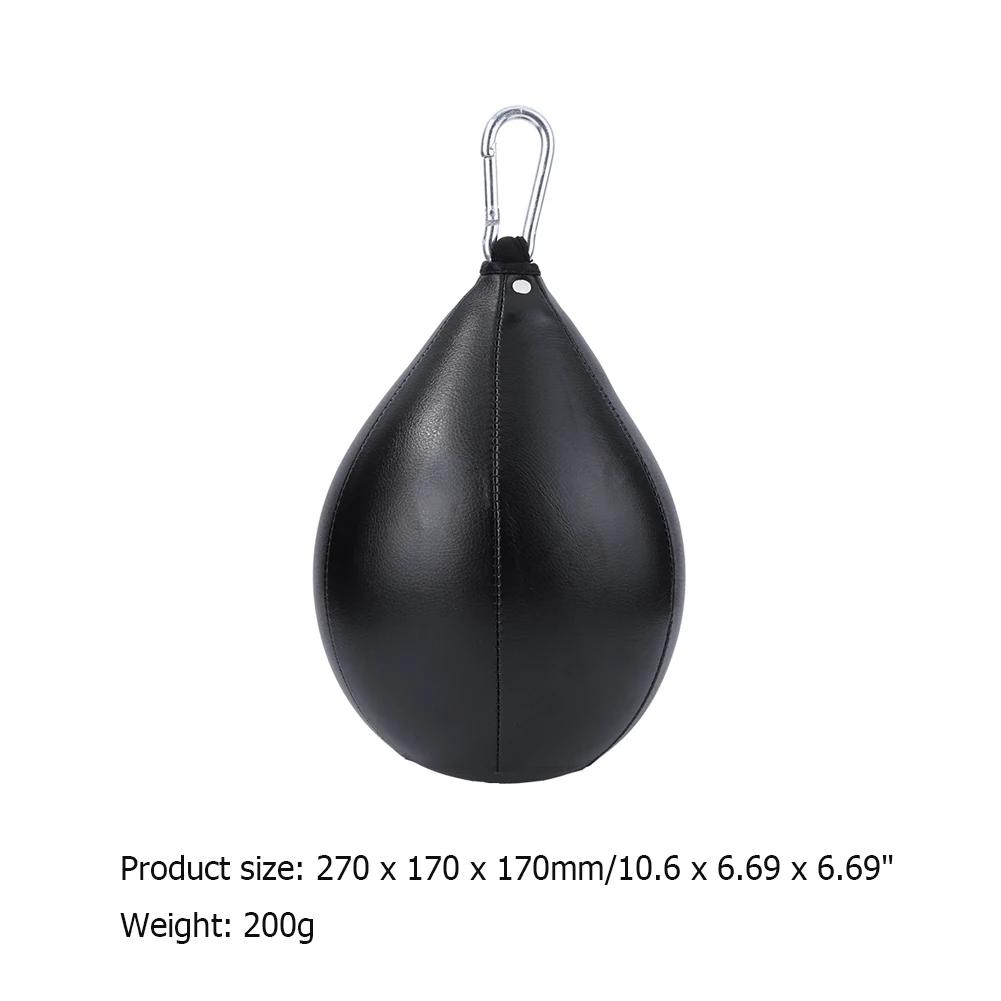 PU Boxningsboll Päron Boxningssäck Barn Vuxen Uppblåsbar Reflex Hastighet Fitness Träning Hängande Boxning Hastighetsboll