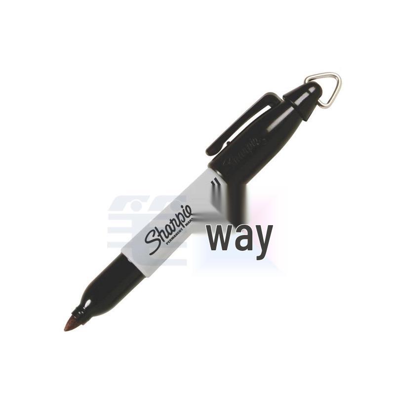 

Sharpie Mini Marker 9cm Golf Bag Marker with Hook
