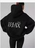 Unisex Oversized Slimming College-Style Hoodie, Autumn/Winter Korean Version