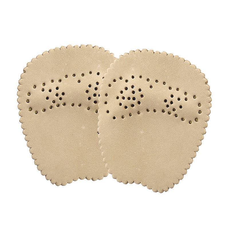 1 Pair Women Premium Leather Anti-Skid Sticker for High Heels Non-slip Inserts In Forefoot Self-adhesive Gel Insoles Foot Pads
