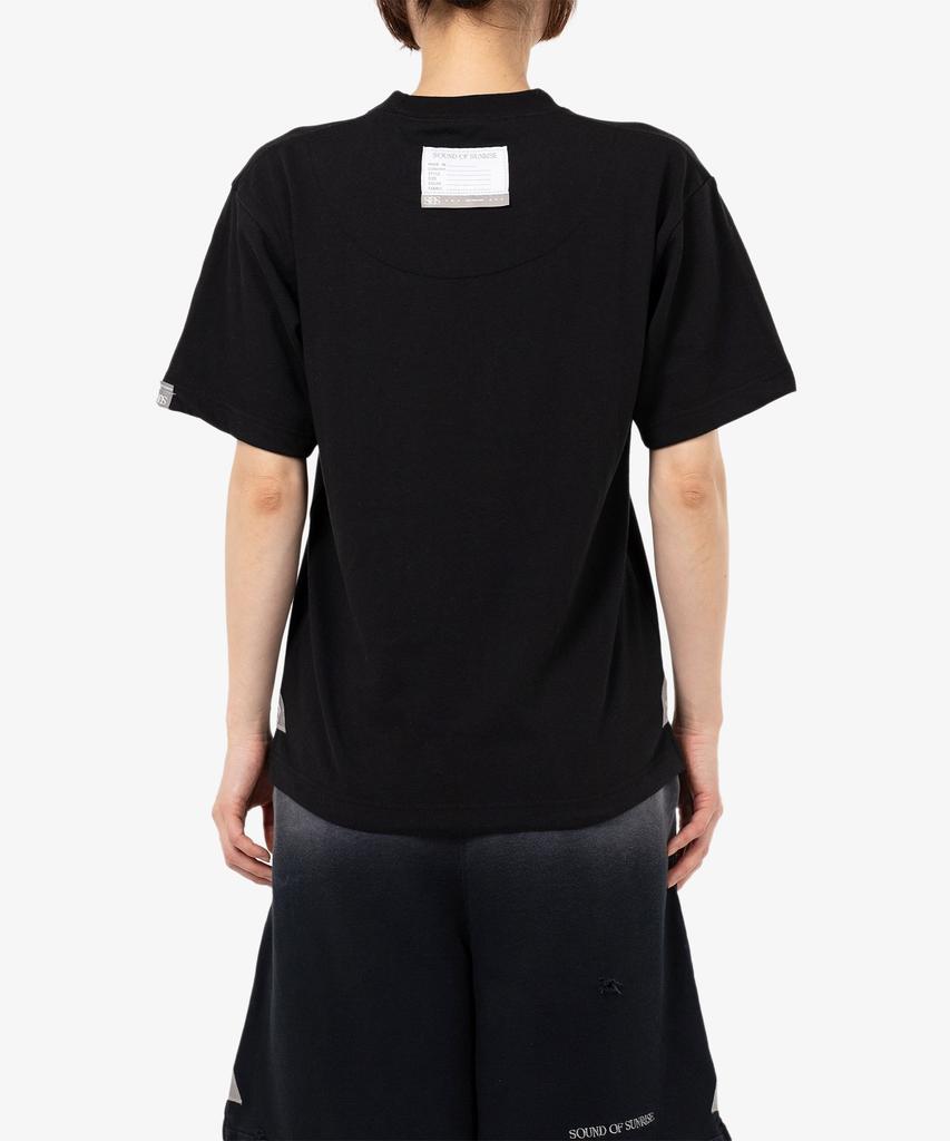 Saundeuobeuseonlaijeu Printed T-Shirt Black