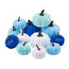 Decor 12pcs Artificial Fake Velvet Pumpkins Decoration For Fall Home Thanksgiving Decorative