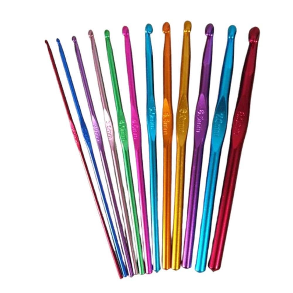 Portable Crochet Needles Set Comfortable Knitting Needle Handle Crochet  Woven Tools