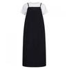 Shop Women Daily Cami Loose Long Dress Basic T shirT seT Sha wseT 21270 Black