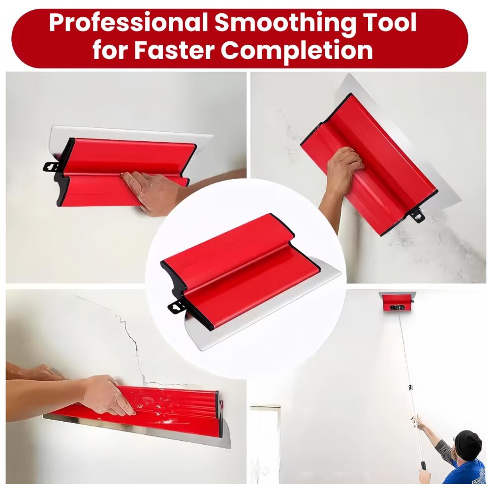 25/40CM  Gipsskiva Utjämningsspackel Rostfritt Stål Gipsvägg Utjämning Flexibelt Blad Byggverktyg Hållbara Väggputsverktyg