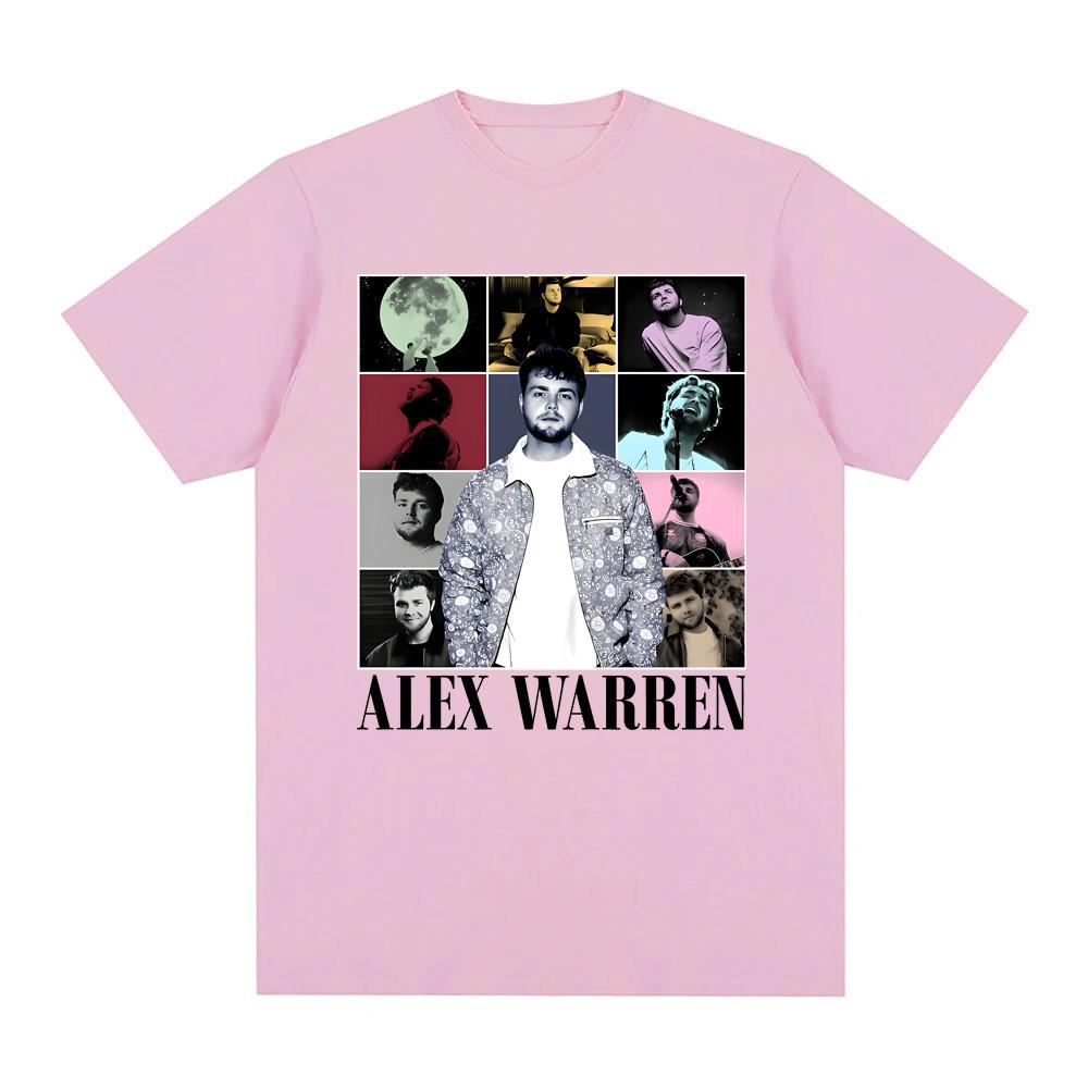 Alex Warren T-Shirt Summer Casual fashion Tshirt Popular High Quality Graphic Printing Singer's same style 100%CottonTops