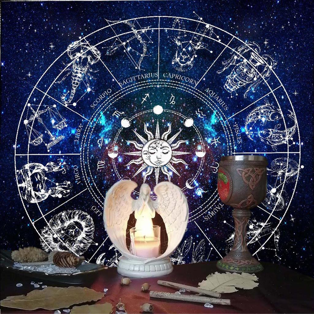 Flannelette Tarots Table Cloth Metaphysical Board Game Mat Pendulum Divinations Altar Tablecloth Board Game Card Pad