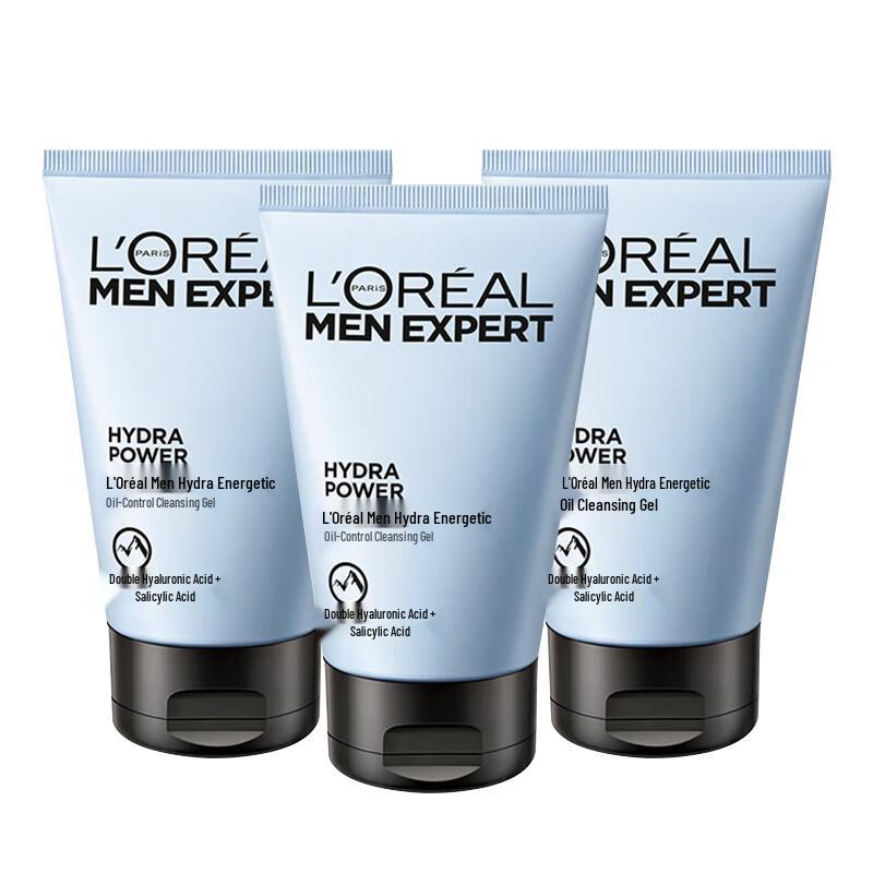 

L Oréal Men Expert Hydra Energetic Oil Control Cleansing Gel (3x100ml)