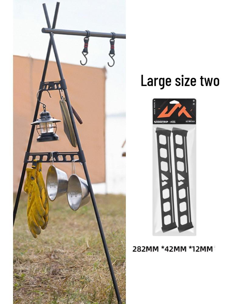 Mountain Fun Portable Folding Camping Tripod Rack and Lamp Hanger