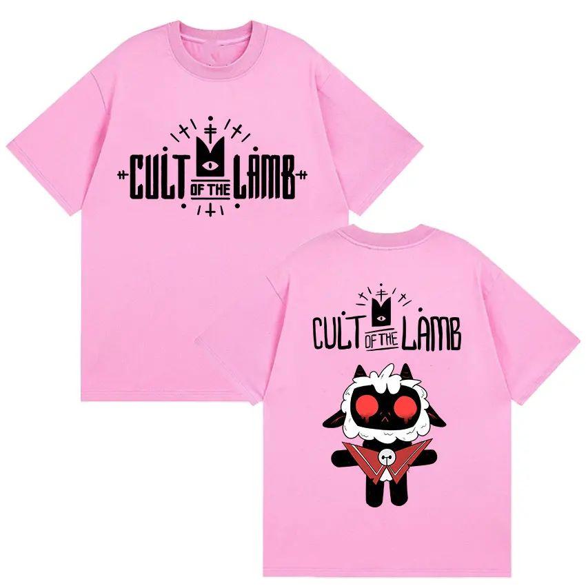 Fashion Y2k T Shirts Game Cult of The Lamb Fans Gift T Shirt Casual Loose Clothing Oversized Cotton Print Tshirt Unisex