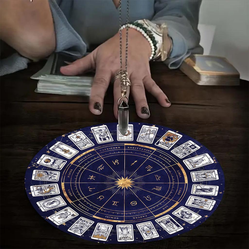 Rubber Astrology Pendulums Mat Healings Stone Energy Generators Altars Tarots Card Pad Dowsing Pendulums Ceremony Mat