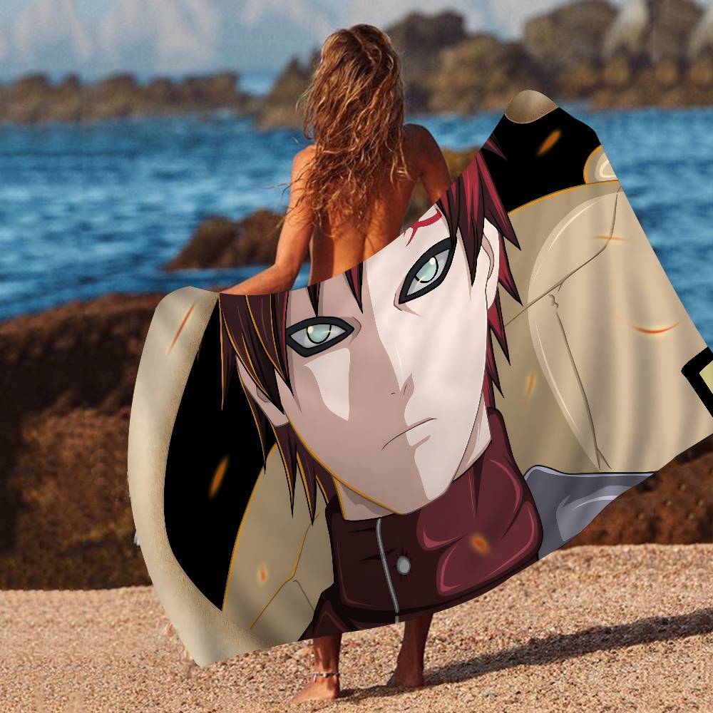 Anime G-Gaara Big Microfiber Beach Towels Quick Dry Towel Sand Beach Towels Pool Towel for Travel Swim Pool Yoga