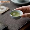 2pc/lot Sky-blue Ru Kiln Teacup Japanese Tea Bowl Sample Tea Cup Tea-tasting Meditation Cup Jianzhan Master Cups Drinkware 45ml