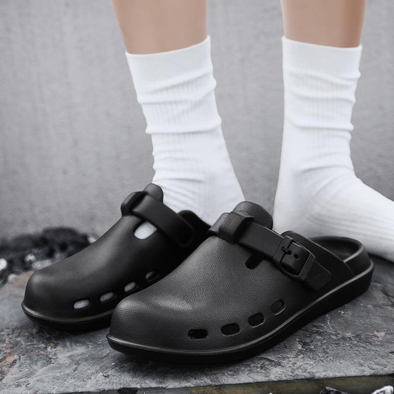 Men's Slippers Summer Anti Slip Lightweight Comfortable Designer Sandals Garden Shoes Soft Soled Waterproof Beach Sandals