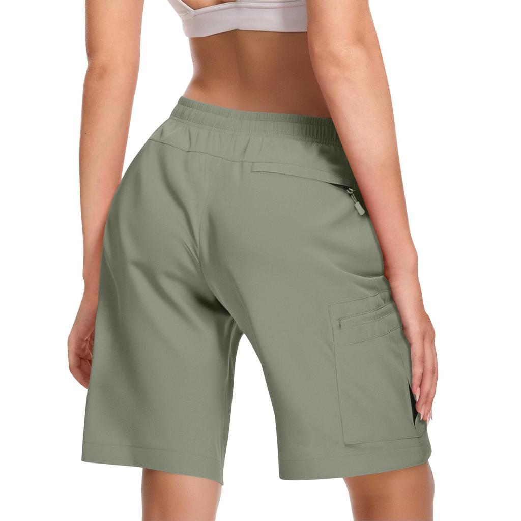 Shorts de randonnée décontractés pour femmes avec poches