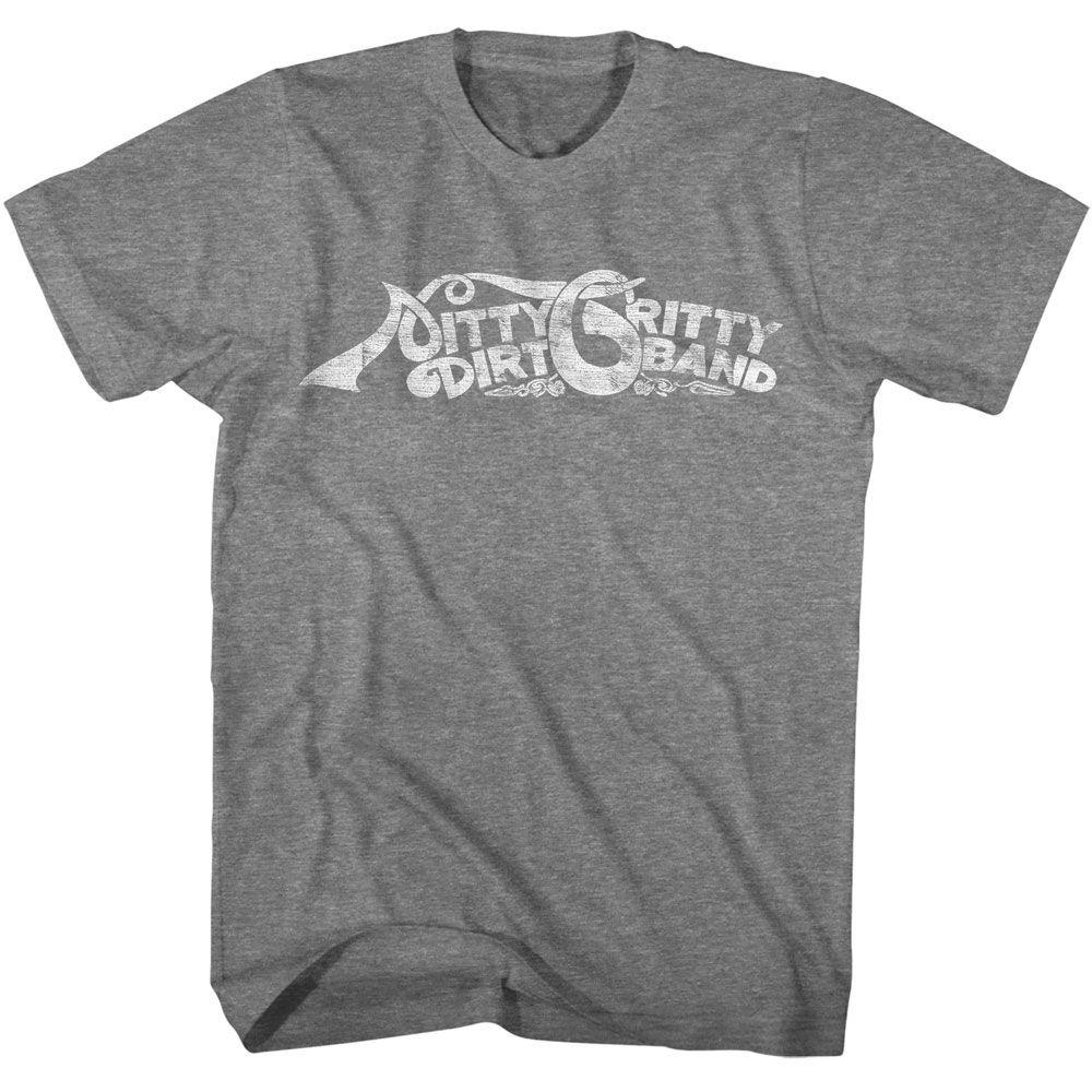 Nitty Gritty Dirt Band Curvy Logo Music T-shirt Tops Tees Men's Women's Unisex