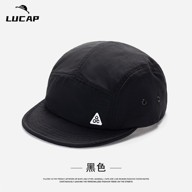Spring and summer outdoor quick-drying short-brimmed soft-top baseball cap versatile face small mountaineering hiking breathable mountaineering cap