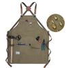Art Studio Cross-Border Long Smock Apron, Oil & Watercolor Painting Canvas Apron
