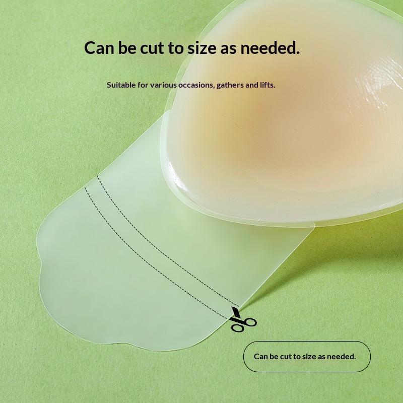 1Pair Silicone Nipple Covers Seamless Reusable Skin-Friendly Liners Adhesive Breast Boob Tape Invisible Chest Stickers