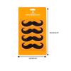 4Pcs Fake Moustaches Artificial Beard Stick On Moustaches Self Adhesive Fake Beard for Halloween Masquerade Photo Props