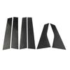 Carbon Fiber Look Door Window Pillar Post Trim Cover For Honda Accord 2018-2021