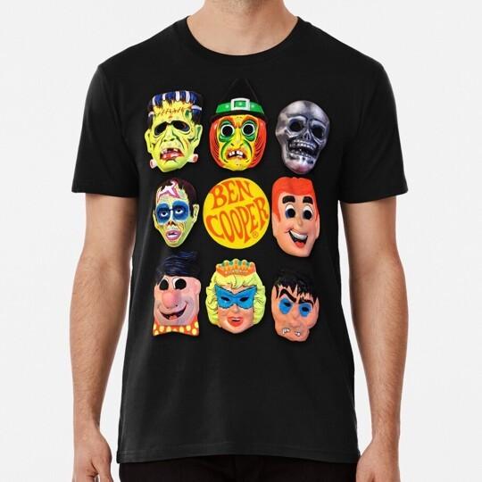 Vintage Ben Cooper Halloween Masks Made in the USA T-Shirt L