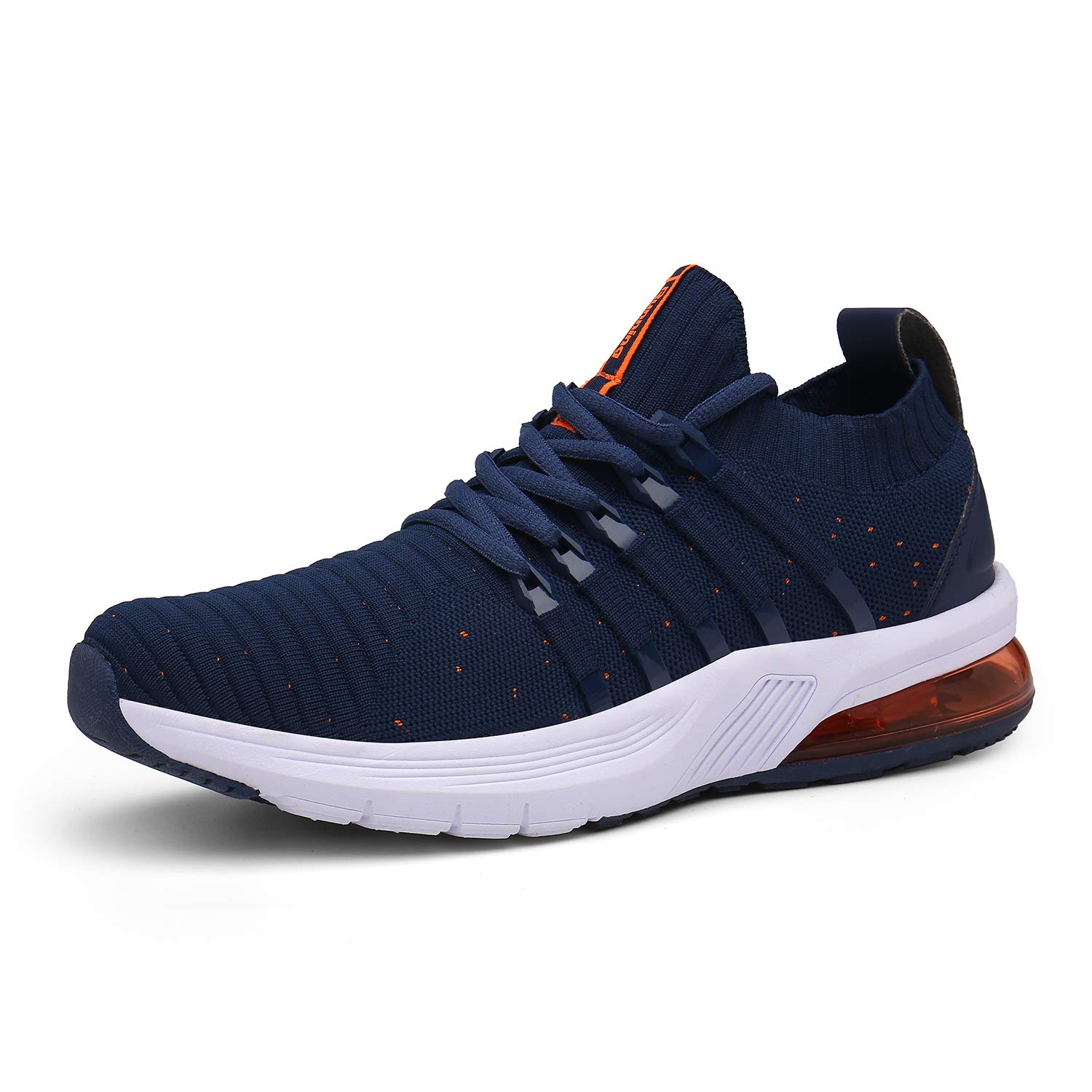 

Sneakers Running Shoes for Men and Air Easy to Comfortable for Athletic Shoes Colors Deep Blue Orange [Ulogu] Women, Ultralight, Cushioned,