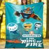 Octonauts Theme Printed Blanket Perfect For Couch Bed Travel Outdoor Use Machine Washable Cozy Durable