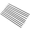 10pcs Wooden Diffuser Sticker 9.8in Aroma Diffuser Replacement Stick for Yoga Meditation Black
