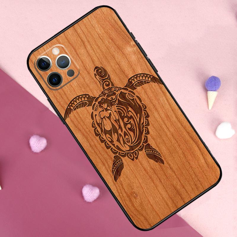 Wolf Bike Butterfly Wood Phone Case For iPhone 17 Pro Max 11 14 15 16 Pro Max Plus 13 12 Mini 16e 17 Air Back Cover
