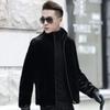 Men's top imitation mink hair imitation fur jacket thickened large size imitation fur velvet autumn and winter wear