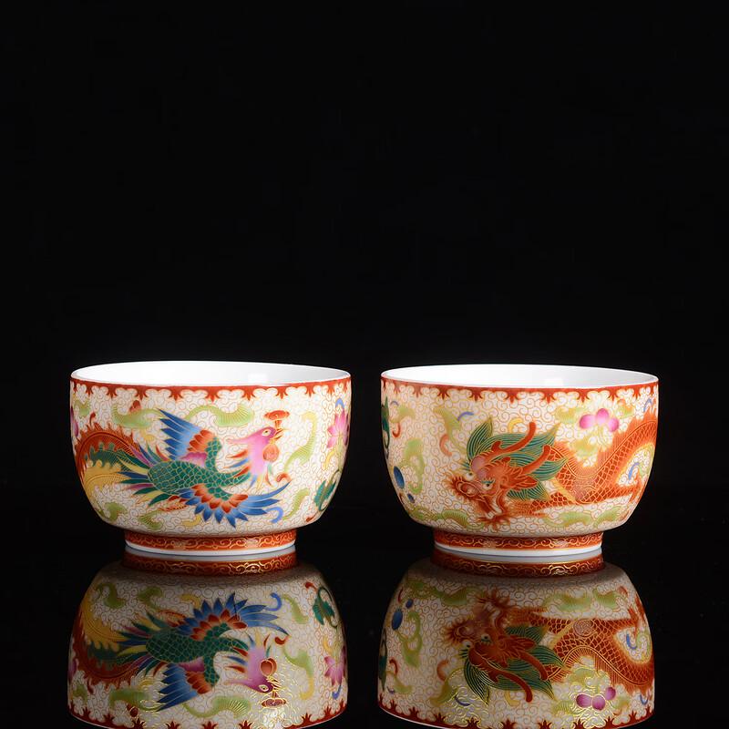 Dragon Cloisonné Enamel Master Tea Cup