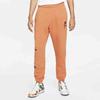 Nike Logo Print Straight-Leg Sweatpants Men Bottoms Orange DM6872-808