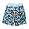 Pantaloncini Casual Bape Shark Camo da Uomo Estivi da Spiaggia Board Shorts a 5 Tasche Pantaloncini da Campo Streetwear