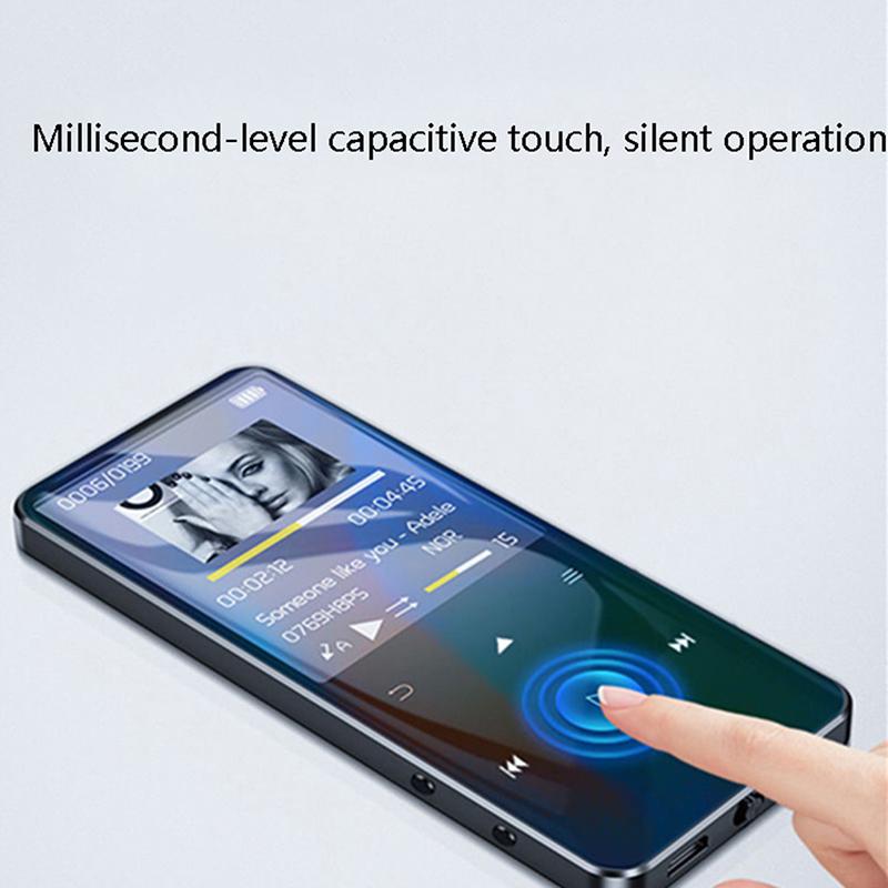 Mp4 Player With Bluetooth Built-In Speaker Touch Key Fm Radio Video Player