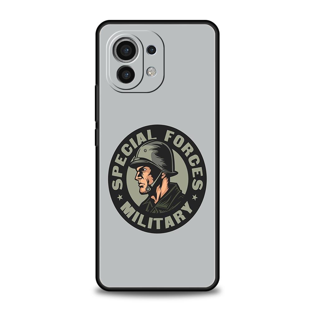 

Case For Xiaomi Mi 15 14 13 12 11 Lite 14T 13T 12T 11T Pro Poco X7 X6 X5 X3 Pro F6 F5 F4 Cover Army Soldier Tactical Insignia Xiaomi 13 Lite