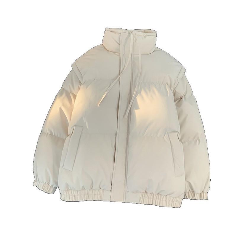 Cotton Clothes Men and Women with The Same Models of Winter Tide Couples Paragraph Sleeve Removable Vest Leisure Jacket Fashion Casual Jacket