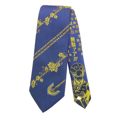 FLORENCEPEC JoJo's Bizarre Adventure Part 5 Golden Wind Necktie, Giorno Giovanna / Gold Experience Design, Polyester, Standard Size
