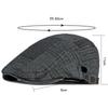 HT4059 Beret New Spring Summer Men Women Cap Adjustable Artist Painter Beret Hat Unisex Ivy Flat Cap Male Female Denim Beret Cap
