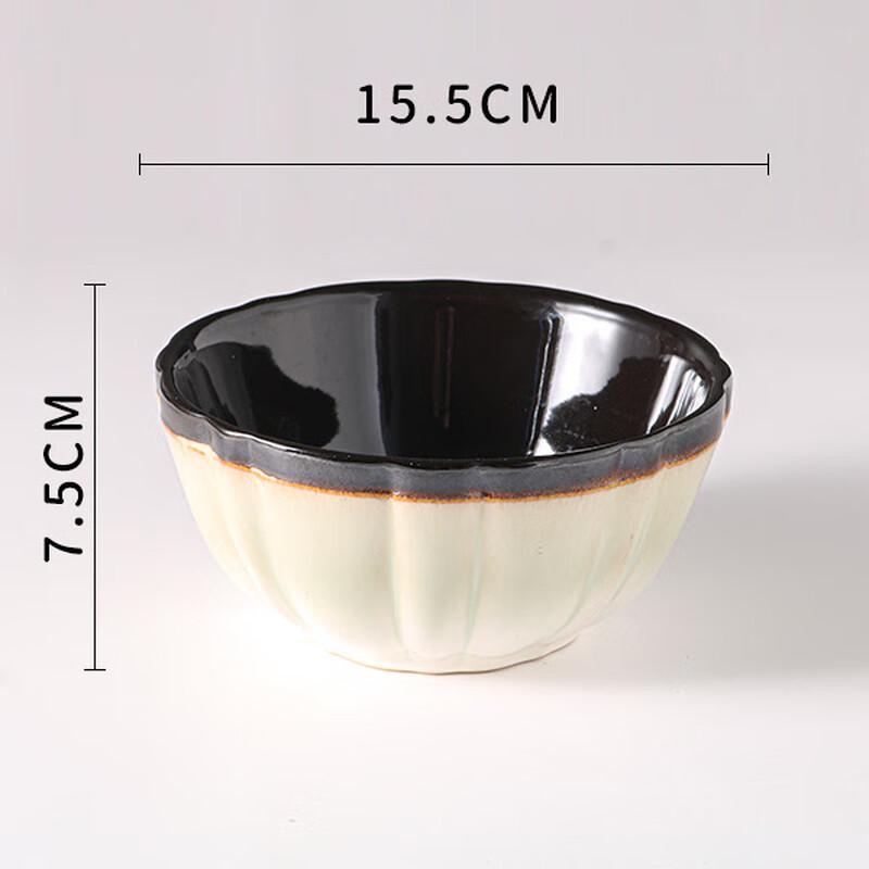 Zhishi Nordic Hand-Painted Ceramic Serving Bowl